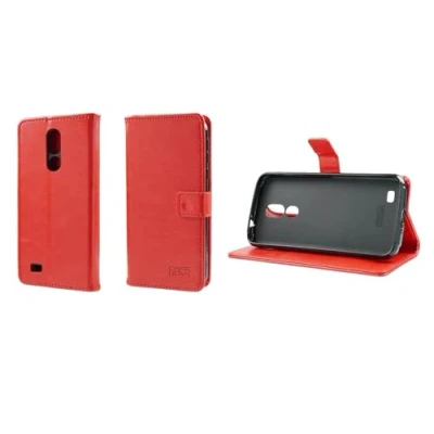Afbeelding van caseroxx tas voor Beafon M7 Premium / Lite Bookstyle Case in rood cover boek