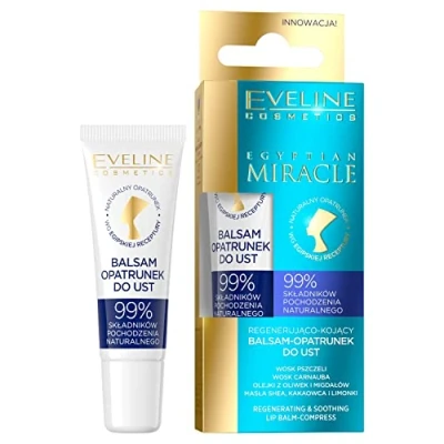 Afbeelding van Eveline Cosmetics Egyptian Miracle Lip Balm compress 12ml.