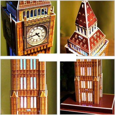 Afbeelding van Cubic Fun 3D Puzzel Big Ben LED 1 stuk
