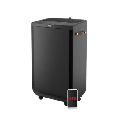 Afbeelding van AEG APU72771DG Pure MULTI 7000 Luchtreiniger en ventilator, 2 in 1, filtert tot 99,97%, automatische modus, luchtkwaliteitsweergave, ultrafijne deeltjesfilter, app bediening, 73 m², donkergrijs