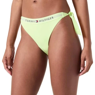 Afbeelding van Tommy Hilfiger SIDE TIE Bikinibroekje, Dames, Maat: Small, Faded lime