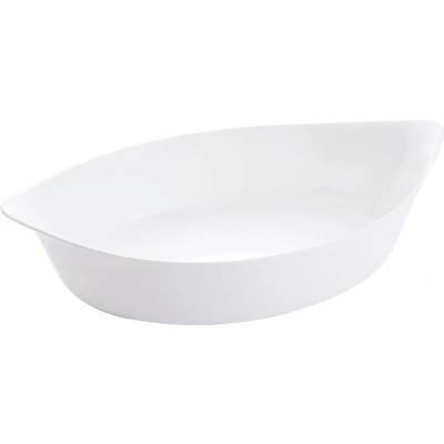 Afbeelding van Serveerschaal Luminarc Smart Cuisine Ovalen Wit Glas 6 Stuks 38 x 22 cm