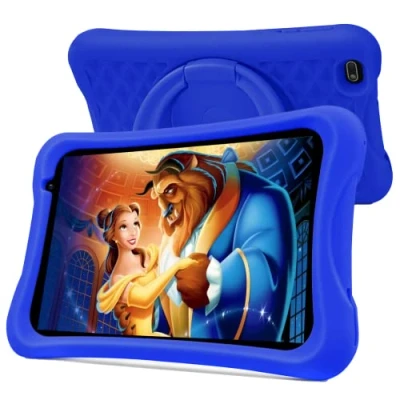 Afbeelding van PRITOM Kids Tablet 8 Inch, Android 10, Kinderslot, App voor Kinderen, AR Games, 2GB RAM, 32GB ROM, Uitbreiden naar 512G, Dubbele Achteruitrijcamera, Met Case Kinderen (Blauw)