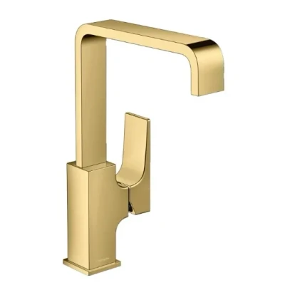 Afbeelding van Hansgrohe wastafelmengkraan 230 metropol 1 greeps gepolijst goud optiek 32511990