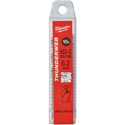 Afbeelding van Metaalboor Hss G Thunderweb 6,2 X 101 Mm (10 Stuks)