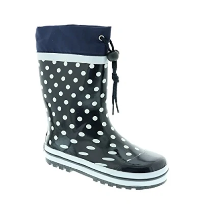 Afbeelding van Stippen regenlaars blauw Maat 22/23