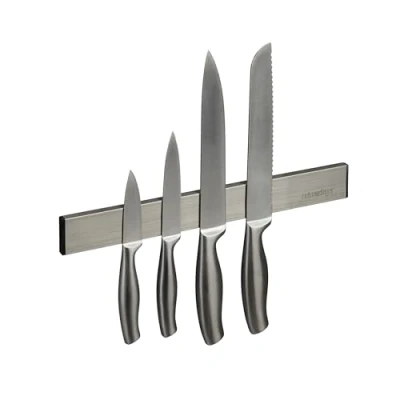 Afbeelding van magneetstrip 30 cm zelfklevend messen gereedschap mesenhouder magnetisch
