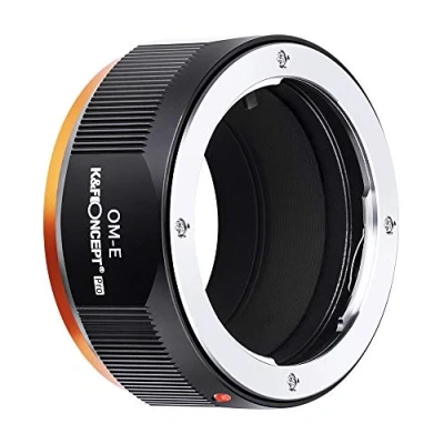 Afbeelding van K&amp;F Concept Bijgewerkte OM naar NEX adapter, handmatige lensbevestigingsadapter met matvernisontwerp, compatibel Olympus Zuiko bevestigingslens en Sony E Mount Camera&#039;s