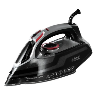 Afbeelding van Russell Hobbs Powersteam Ultra 3100 W Verticaal stoomstrijkijzer 20630 zwart en grijs (Britse stekker)