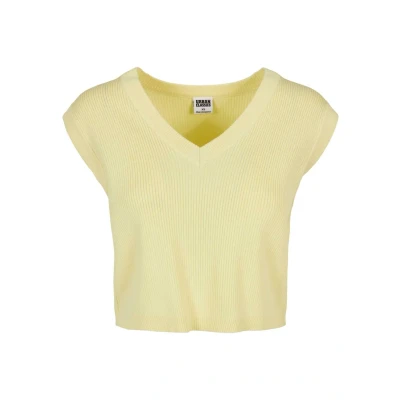 Afbeelding van Urban Classics SLIP ON Top, Dames, Maat: Small, Softyellow