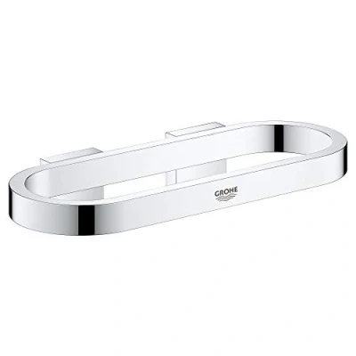 Afbeelding van Grohe selection handdoekring 200mm metaal chroom voor zeepschaal 41 036 en douchetray 037 41035000