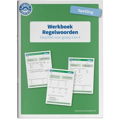 Afbeelding van regelwoorden voor groep 3 en 4 Werkboek