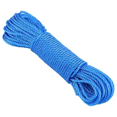Afbeelding van touw voor alle doeleinden, 20 m multifunctionele nylon koord waslijn klimmen tractie binden schaduw net camping outdoor tuin garage gedraaide duurzame lange touwen