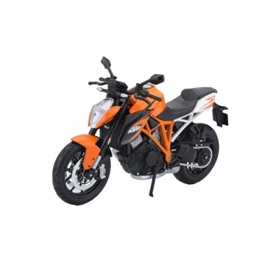Afbeelding van Bauer Spielwaren 2049745 KTM 1290 Super Duke R: origineel motormodel, schaal 1:12, met vering en zijstandaard, oranje 513065