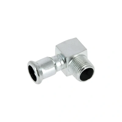 Afbeelding van Bonfix Perskoppeling Staal Kniekoppeling 90 R1 1/2&quot;x42mm