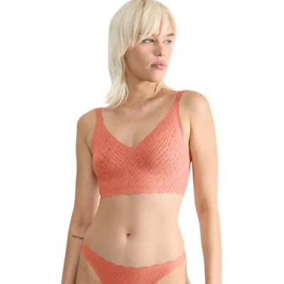 Afbeelding van Sloggi ZERO Feel Bliss Bralette Abrikoos Small Dames