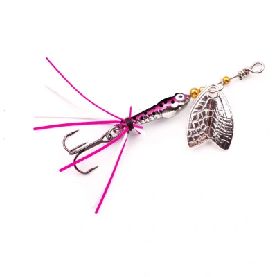 Afbeelding van Spro Larva Mayfly Spinner Single Hook 10 5cm 4g Kleur : UV Rainbow Trout