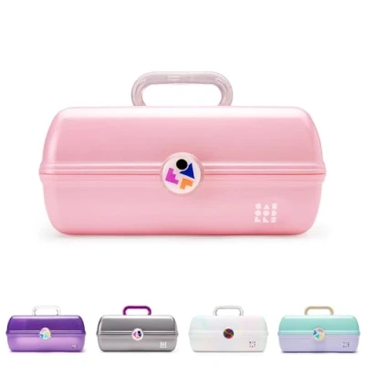 Afbeelding van Caboodles Twilight Disco On The go Girl Costmetic Organizer Make up &amp; Accessoire Draagtas, Roze Sparkle
