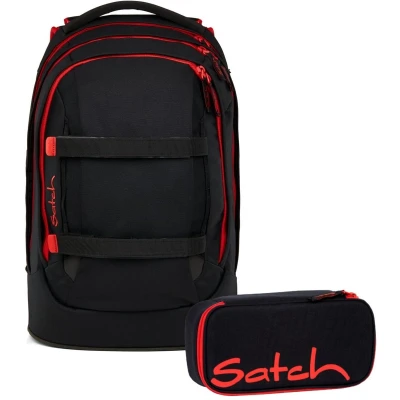 Afbeelding van Satch schoolrugzakset PACK Fire Phantom 2 delig, collectie 2025