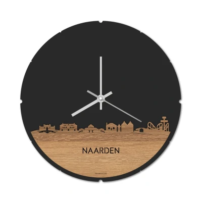 Afbeelding van Skyline Klok Rond Naarden Eiken