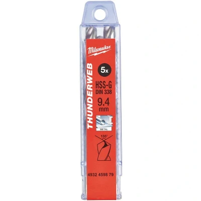 Afbeelding van Metaalboor Hss G Thunderweb 9,4 X 125 Mm (5 Stuks)