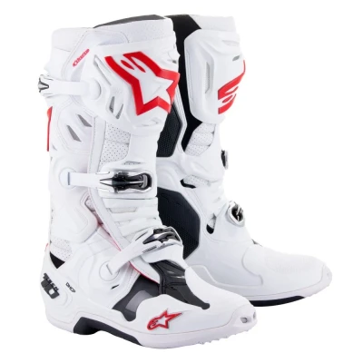 Afbeelding van Alpinestars 2024 Tech 10 Supervented Crosslaarzen Wit / Rood maat 47