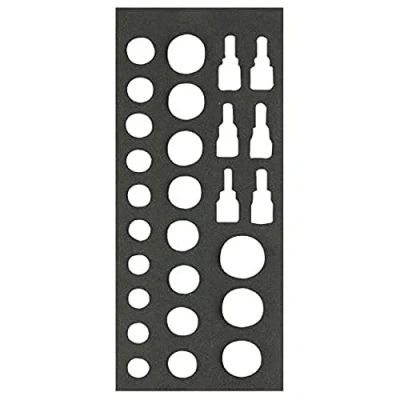 Afbeelding van Bahco Foaminlay Fit&amp;Go 1/3 met doppen en toebehoren 1/2&quot; 27 delig FF1E2206