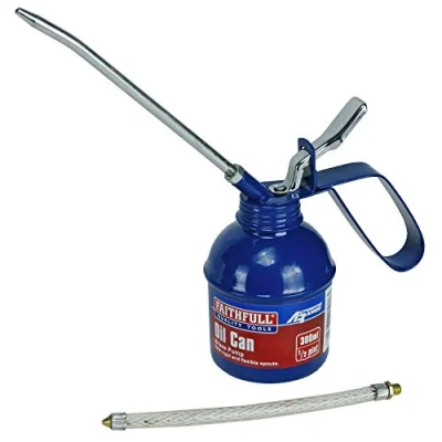 Afbeelding van Faithfull FAIOC300 olieblik 300ml pistooltype omvat stijve en flexibele uiten