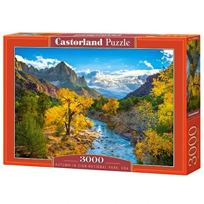 Afbeelding van Zion National Park in Autumn, USA Puzzel 3000 Stukjes
