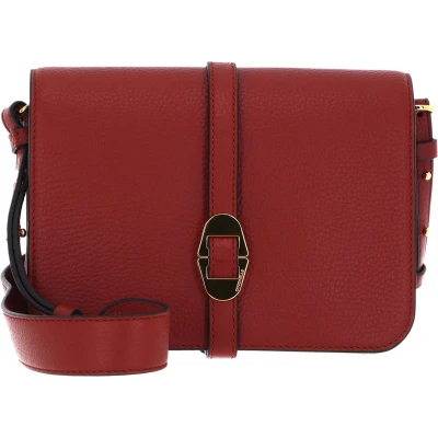 Afbeelding van Coccinelle Leren Schoudertas Avondtas Cosima Crossbody Bag Acero Rood