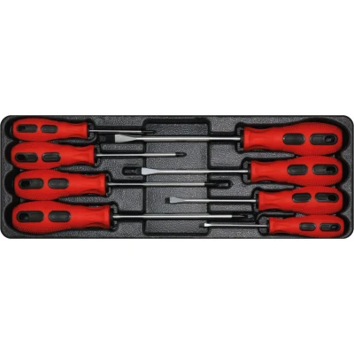 Afbeelding van George Tools inlay 4 Schroevendraaierset 8 delig