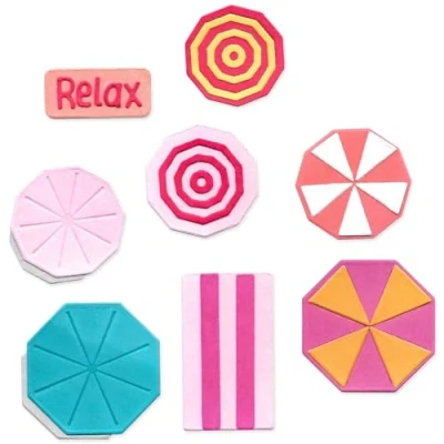 Afbeelding van Sizzix® Thinlits® Matrix set van 15 stuks, 15, stranddekens en parasols #2 Catherine Pooler