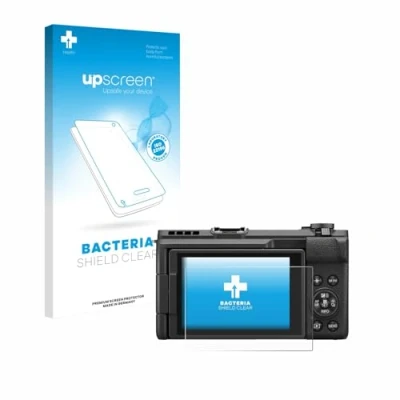 Afbeelding van upscreen Screenprotector voor Canon PowerShot V1 Folie Beschermfolie transparant antibacterieel