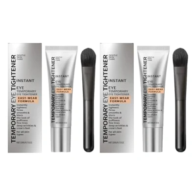 Afbeelding van QGuoJie Instant Eye Tightener Cream met kwast, 20 ml gezichtsverstevigings en gladmakende primer, vermindert fijne lijntjes, rimpels kringen onder de ogen, langdurige matte finish (2)