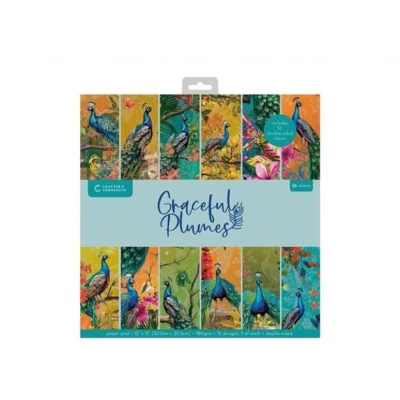 Afbeelding van CC Graceful Plumes Paperpad 30x30 cm