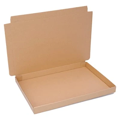 Afbeelding van verpacking Vouwdozen 342 x 241 26 mm bruin (buitenmaat 350 250 30 mm) WP XS verzenddozen DHL karton Hermes DPD GLS verpakking (100 stuks)