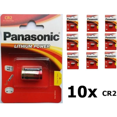 Afbeelding van Panasonic CR2 blister Lithium batterij 10 stuks