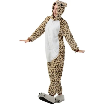 Afbeelding van Luipaard Onesie Verkleedkleding Volwassenen &amp; Kinderen S (145 159 cm)
