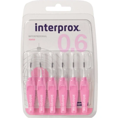 Afbeelding van 6x Interprox Ragers Nano Roze PHD 0.7 6 stuks