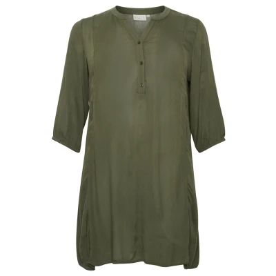 Afbeelding van Kaffe Curve Louisa AMI Jurk, Dames, Maat: 44, Grape leaf