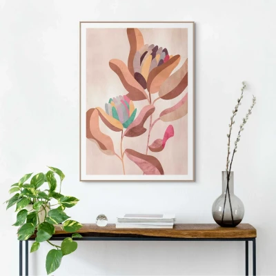 Afbeelding van Reinders! Artprint met lijst Earth Flowers