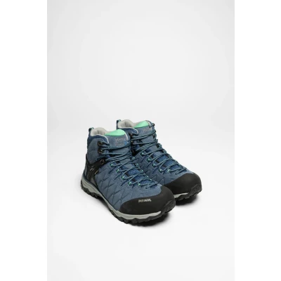 Afbeelding van Meindl Mondello Lady Mid Gore Tex Wandelschoen Dames waterdichte lage wandelschoenen Jeans/TRkis