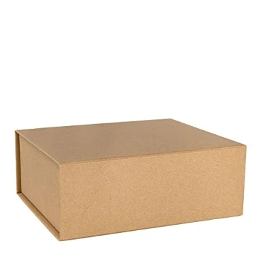 Afbeelding van Ideen mit Herz Vouwdoos met magneetsluiting, geschenkdoos, 21 x 17,3 8,2 cm, ideale geschenkverpakking voor bruiloft, Kerstmis, verjaardag en meer, kraftpapier