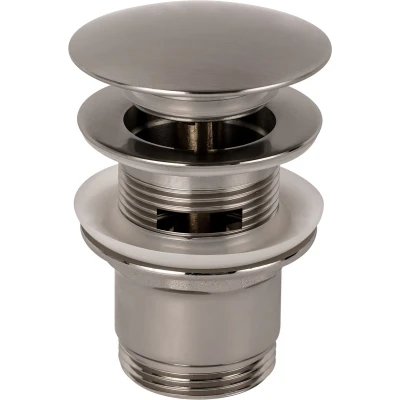 Afbeelding van Click clack afvoerplug Allibert Bondi 7,5 cm Geborsteld RVS