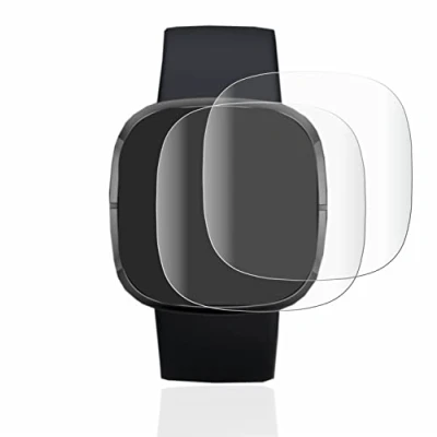 Afbeelding van BROTECT Full Cover Screen Protector voor Fitbit Sense (2 Stuks) Schermbeschermer, 3D Curved