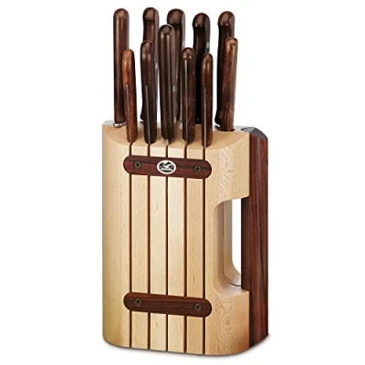 Afbeelding van Victorinox, 5.1150.11, Storage + Cutting Boards, Messerblock, mit edlem Holzgriff, Braun, Made in Switzerland,