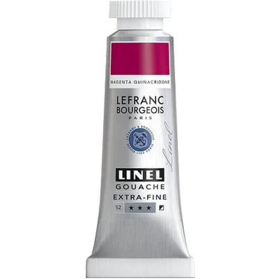 Afbeelding van Lefranc &amp; Bourgeois Linel Gouache Extra Fine Quinacridone Magenta 180 14ml