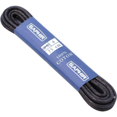 Afbeelding van Saphir Schoenveters donkerbruin gewaxt 60cm