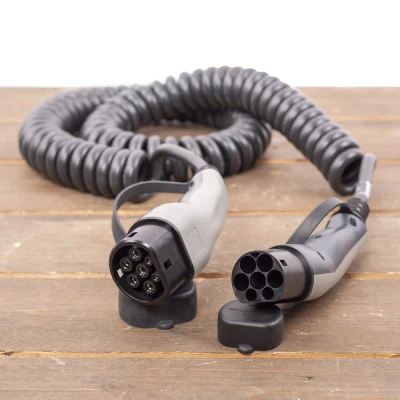 Afbeelding van Basic Line Laadkabel type 2 naar coiled 1 fase 16A 4 meter
