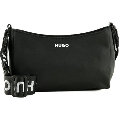 Afbeelding van HUGO Schoudertas Bel SM Hobo N Black Zwart